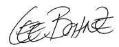 Lee Bohne Signature